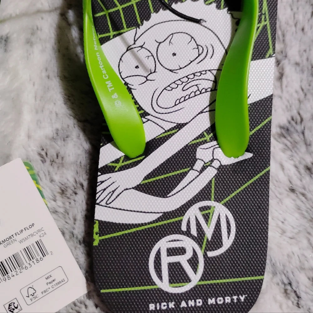 Rick & Morty Men's Flip-Flops